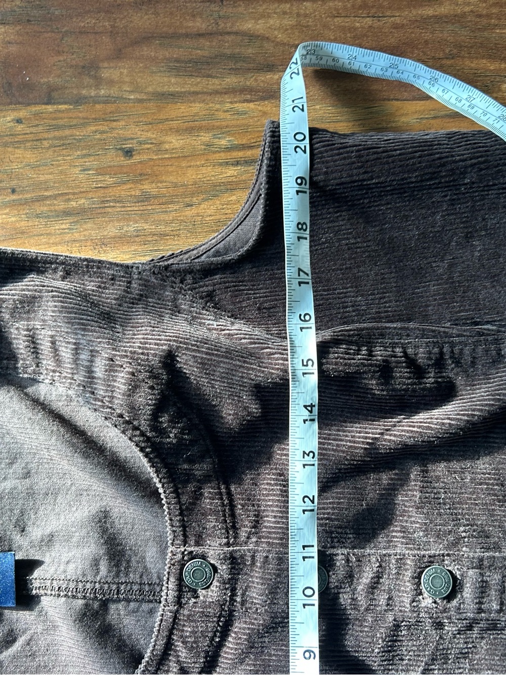 GAP Sleeveless Button-Front Mini Dress in Dark Brown - Picture 8 of 11